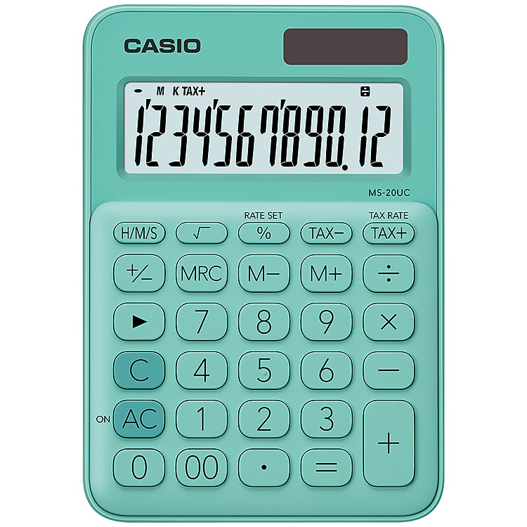 Máy tính Casio MS-20UC – Xanh lá