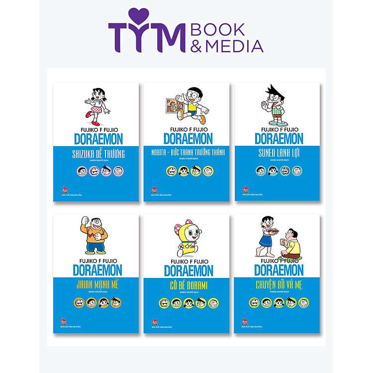 Bộ Doraemon - Tuyển tập những người thân yêu (6 quyển) (2021)