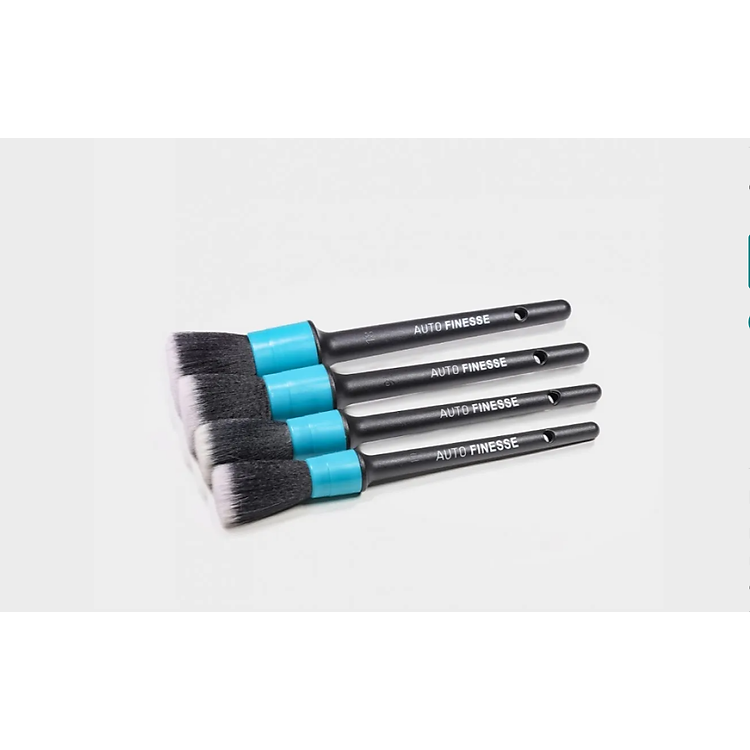 Bộ 4 cọ mềm vệ sinh chi tiết cho nội thất ô tô - Auto Finesse FeatherTip Detailing Brushes