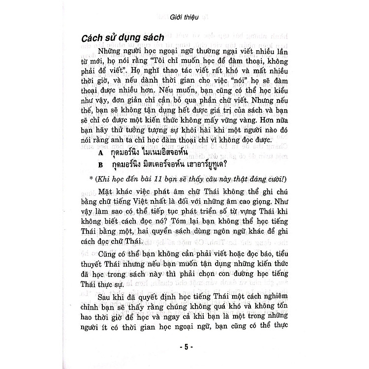 Tự Học Tiếng Thái Cho Người Mới Bắt Đầu - Ảnh 7