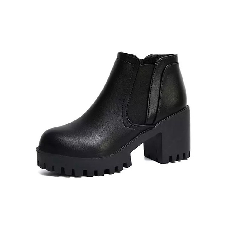 Chelsea Boots cổ trung Hàn Quốc đế 7 cm cao cu êm chân 6227