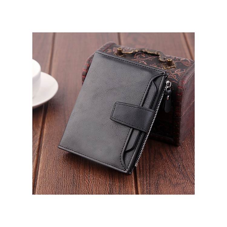 Ví nam cầm tay dáng ngắn, form lịch lãm