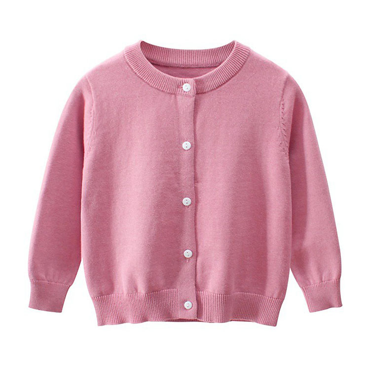 ÁO KHOÁC LEN HỒNG CHO BÉ GÁI CỰC XINH