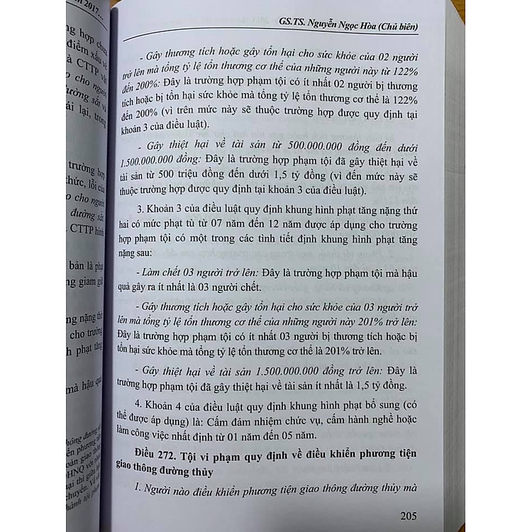 Bình Luận Khoa Học Bộ Luật Hình Sự 2015 Được Sửa Đổi, Bổ Sung Năm 2017 (Phần Chung) - Ảnh 5
