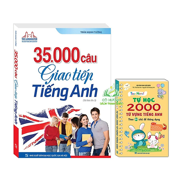 Câu Giao Tiếp Tiếng Anh + TAKE NOTE! Tự Học 2000 Từ Vựng Tiếng Anh