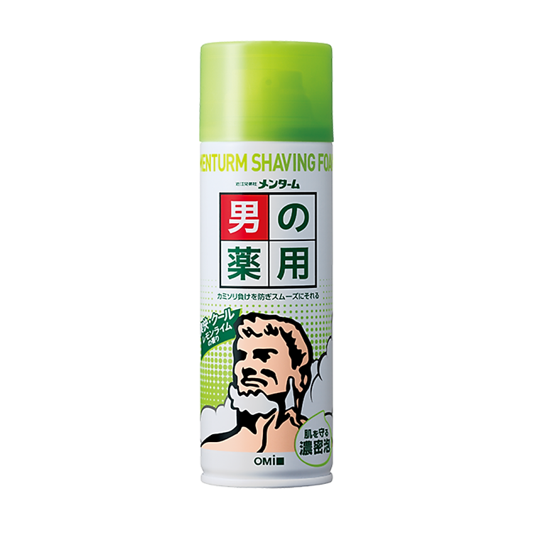 Bọt cạo râu bảo vệ da & giảm trầy xước menturm ( hương chanh ) (200g/chai)