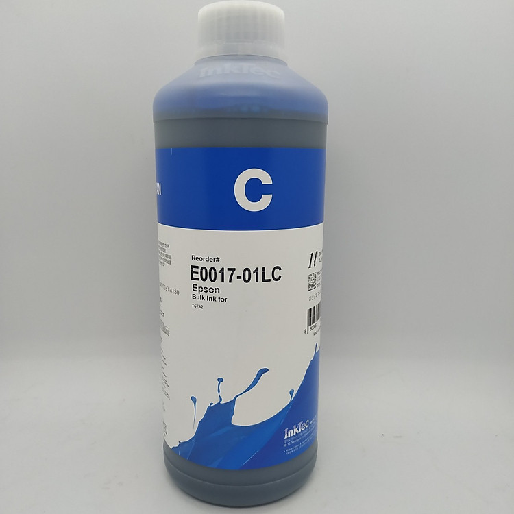 Mực in phun Inktec dùng cho máy in phun màu Epson - Loại 1 lít (1.000ml) - Mực nước inktec Hàng chính hãng