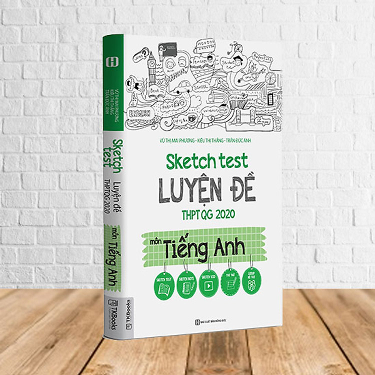 Sách SKETCH TEST LUYỆN ĐỀ THPT QUỐC GIA MÔN TIẾNG ANH TV