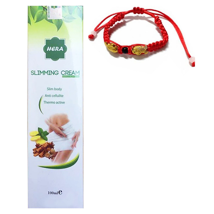 Kem Hỗ Trợ Tan Mỡ Hera Sliming Cream 100ml + tặng kèm vòng Phong Thủy cực chất