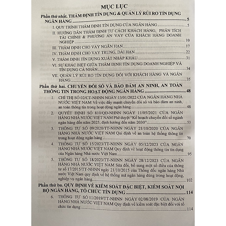 Thẩm Định Tín Dụng Quy Định Về Quản Lý Rủi Ro - Ảnh 3