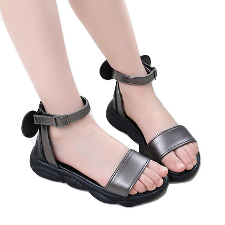 Sandal Bé Gái 3 - 12 Tuổi Quai Ngang Tai Thỏ Xinh Xắn XD97