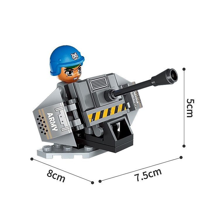 Mua Đồ chơi lắp ráp Xe phóng tên lửa Qman 1728 Chính hãng Giá rẻ - Hình ảnh 5