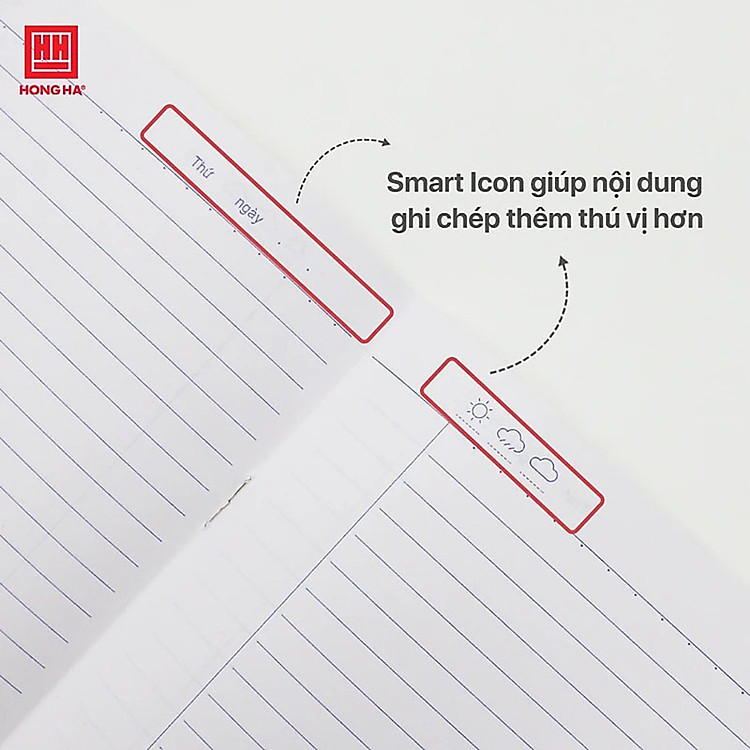 Vở Hồng Hà 72 trang kẻ ngang 7mm (khổ 170 x 240mm) - Ảnh 4