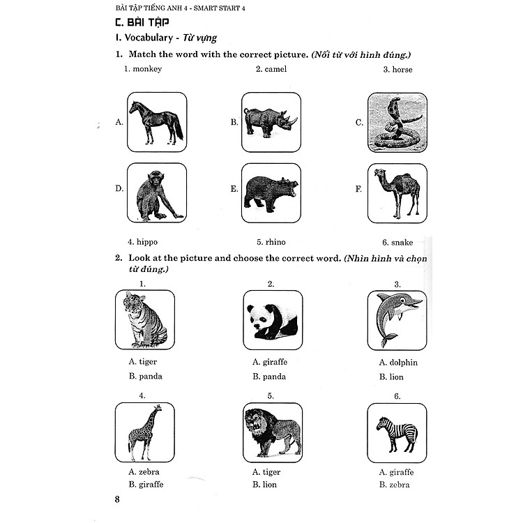 Bài Tập Tiếng Anh 4 - Bám Sát SGK I Learn Smart Start (Có Đáp Án) - Ảnh 4
