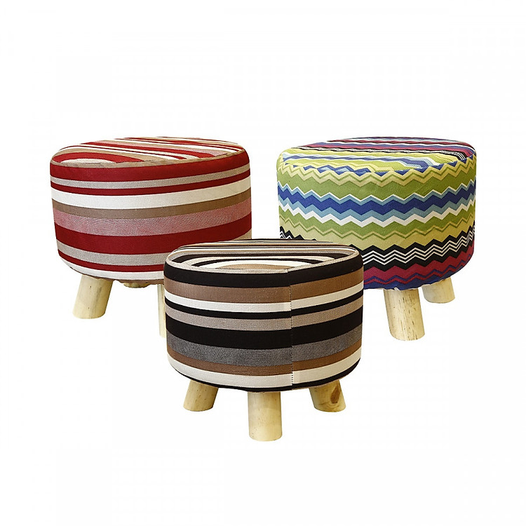 Combo 3 Ghế Đôn Tròn NA-DON