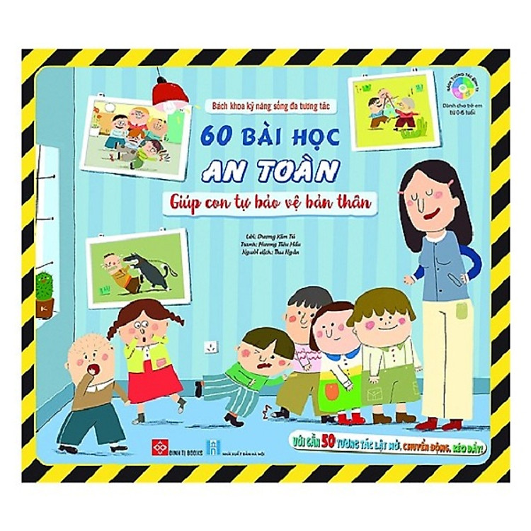 Cuốn sách rèn luyện cho bé những điều cần thiết: Bách Khoa Kỹ Năng Sống Đa Tương Tác - 60 Bài Học An Toàn Giúp Con Tự Bảo Vệ Bản Thân