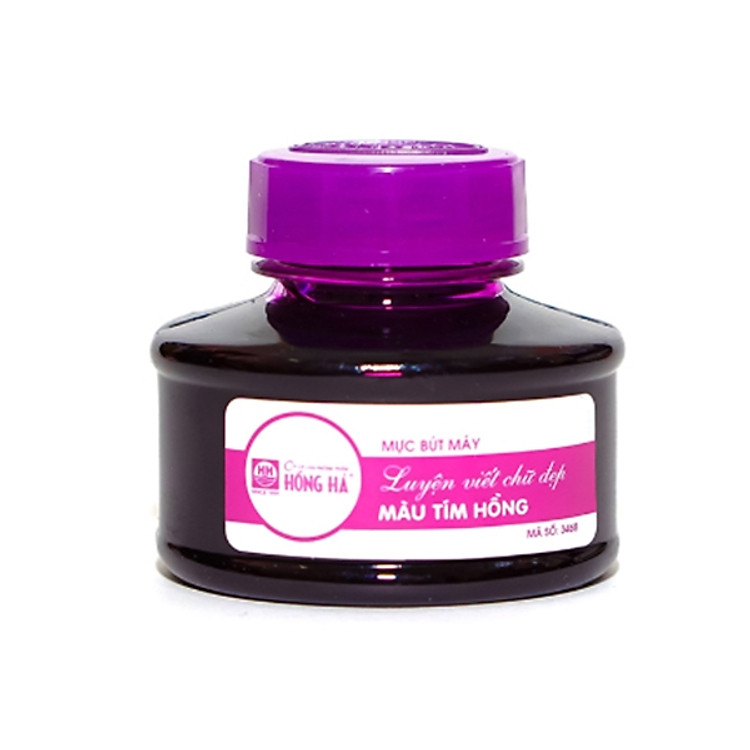 Mực Lọ Màu Tím Hồng (60cc)