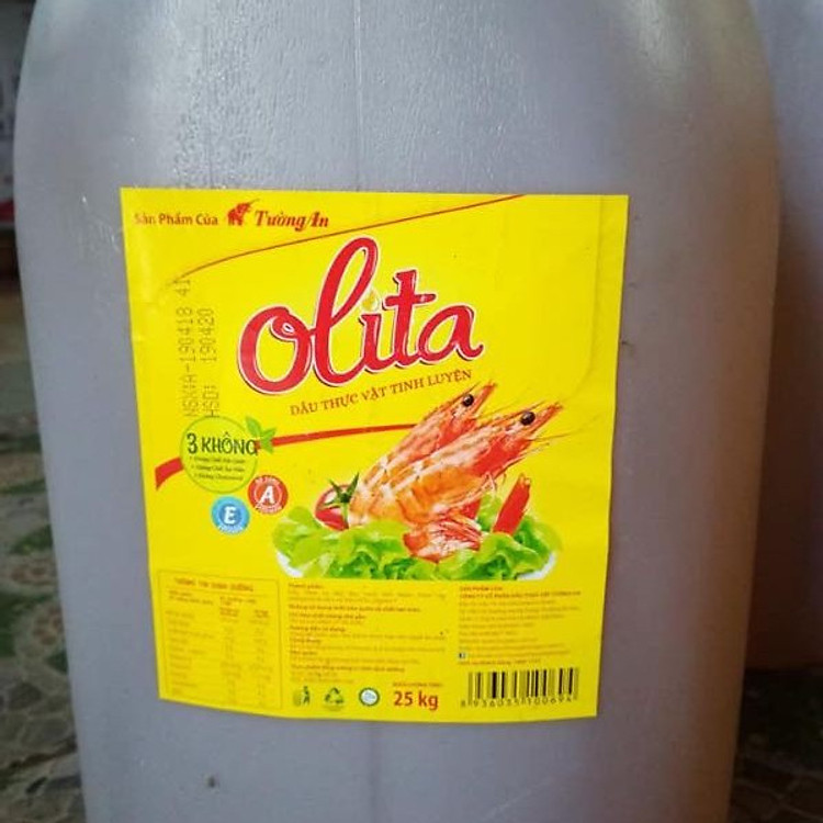 Dầu ăn Tường An Olita 25kg