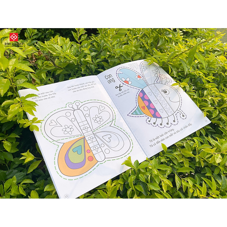 Cắt, gấp, tô màu - Hơn 20 hình dán và sticker rèn luyện kỹ năng cho trẻ 3 - 9 tuổi - Ảnh 5