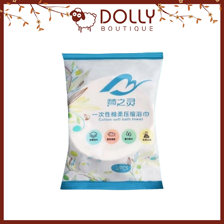 Khăn Tắm Nén Du Lịch Cotton 70x140cm Chính hãng Tiết kiệm - Hình ảnh 2