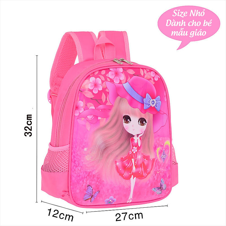 Balo dễ thương cho bé học mẫu giáo