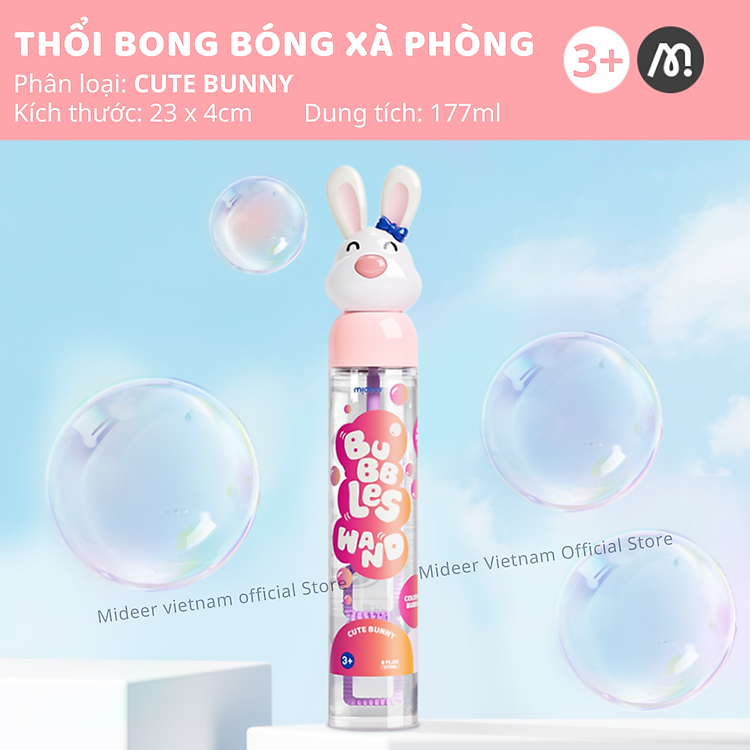 Thổi Bóng Bubbles Mideer cho Bé Chính hãng Ưu đãi - Hình ảnh 3