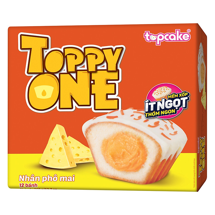 Bánh TOPCAKE Toppy One - Sôcôla Trắng Phô Mai (Hộp 360g)