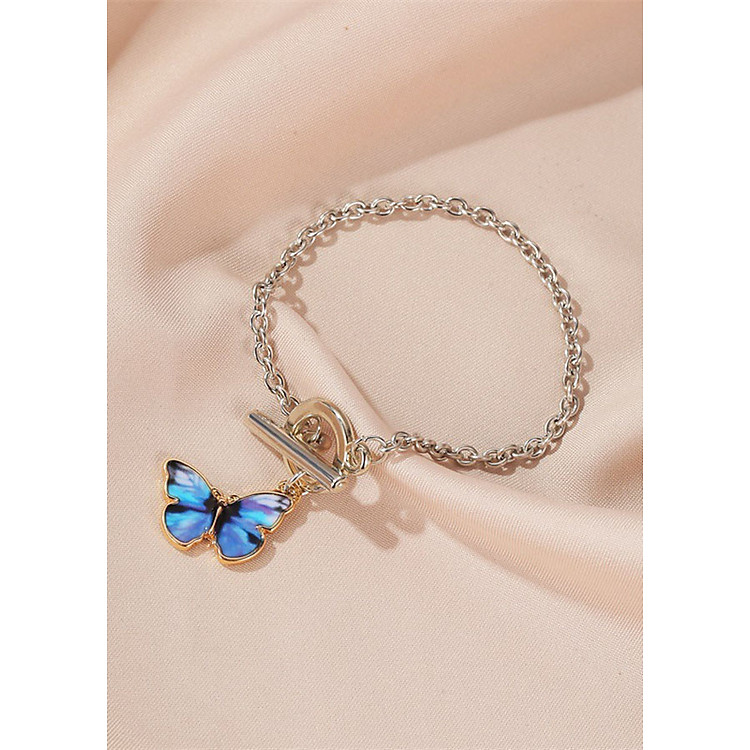 Lắc tay | Lắc tay nữ hình cánh bướm xinh XBL45 - Bảo Ngọc Jewelry