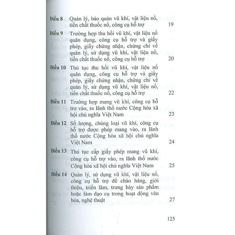 Luật Quản Lý, Sử Dụng Vu Khí, Vật Liệu Nổ Và Công Cụ Hỗ Trợ Năm 2024 - Ảnh 7