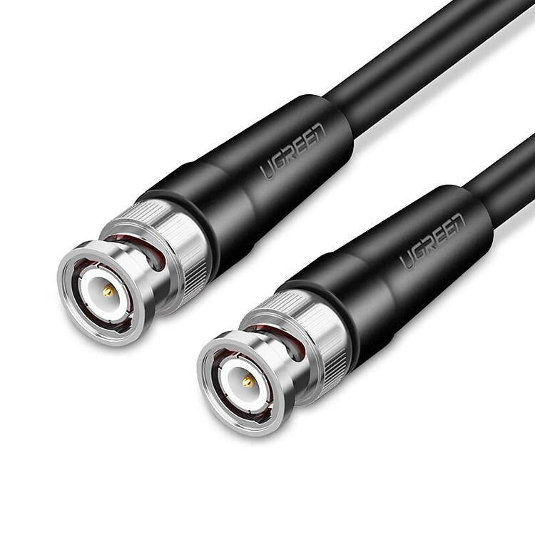 Cáp âm thanh cáp video SDI kỹ thuật số độ nét cao HD-SDI 2 đầu đực 10M màu đen UGREEN 50928Sp103