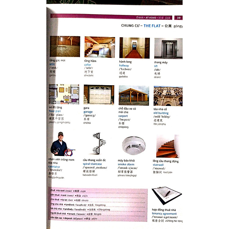 Từ Điển Hình Ảnh Tam Ngữ Trung Anh Việt 16000 Từ - Ảnh 7