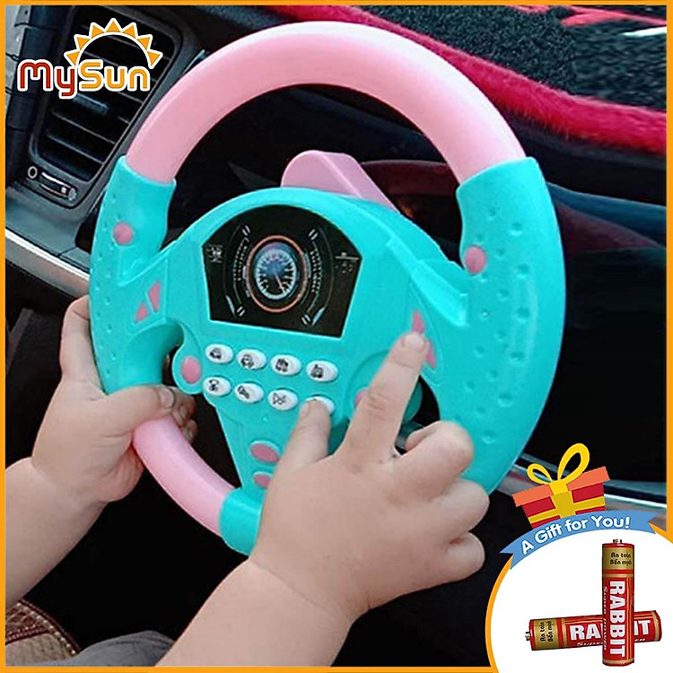 Vô lăng đồ chơi trẻ em MySun Chính hãng Tiết kiệm - Hình ảnh 3