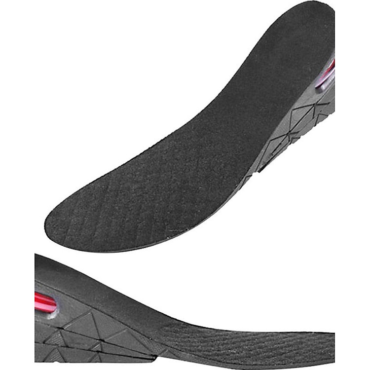 Lót Giày Tăng Chiều Cao 3 Lớp Không Khí Nguyên Bàn (7cm) - Đen