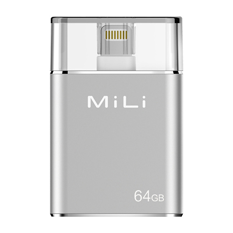 Ổ Cứng Di Động Mili IDATA 64GB USB 3.0 (Bạc) - Hàng Chính Hãng