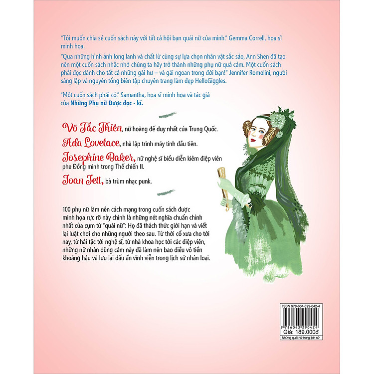 Những Quái Nữ Trong Lịch Sử - 100 Bóng Hồng “Không Phải Dạng Vừa” Thay Đổi Thế Giới - Ảnh 2