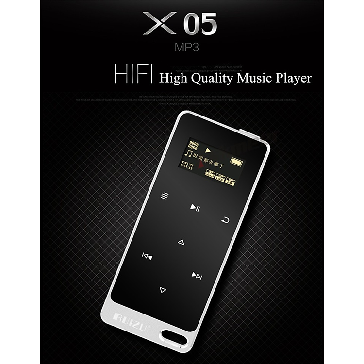 Máy Nghe Nhạc Lossless Ruizu X05 8GB (Gold) - Hàng Chính Hãng