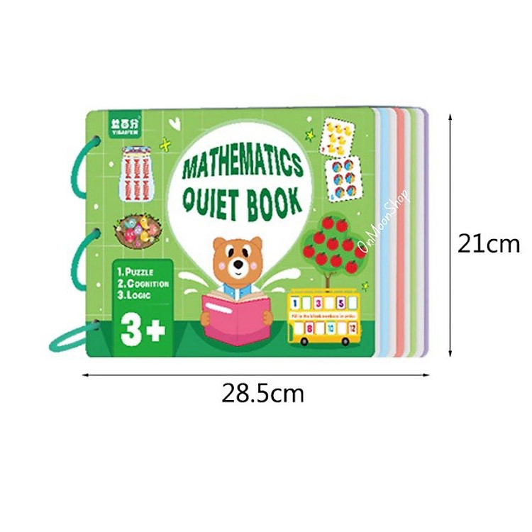 Sách bóc dán toán học Montessori cho bé Chính hãng Giá tốt - Hình ảnh 3