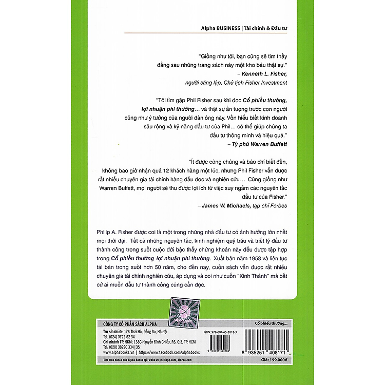 Cổ Phiếu Thường, Lợi Nhuận Phi Thường - Ảnh 3