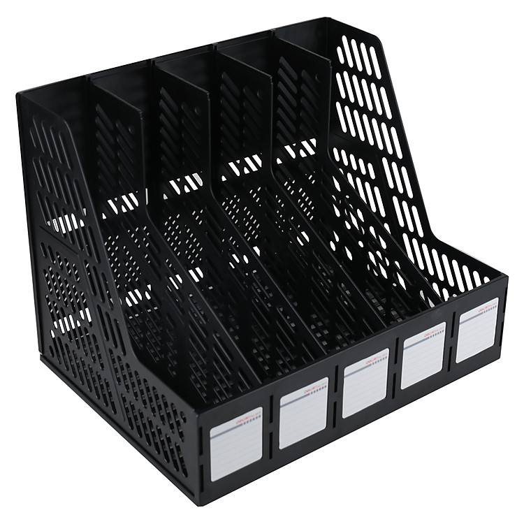 Giá Tài Liệu 5 Ngăn Đứng Deli, Ghi Xám 9835 - Ảnh 3