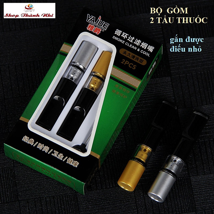 Tẩu Lọc Thuốc 2 Đầu FullBox