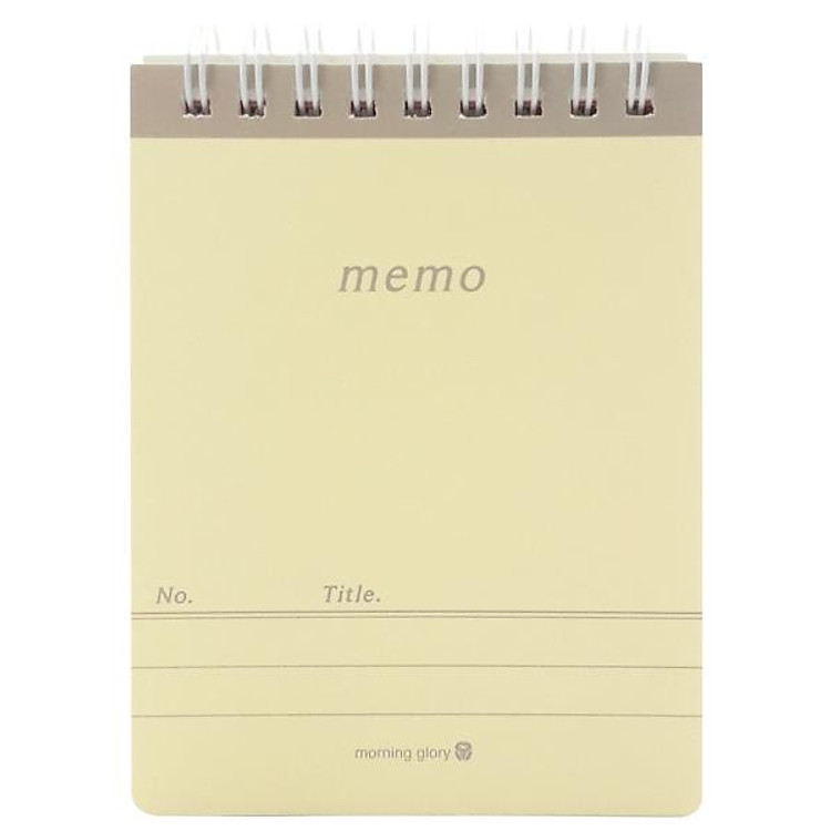 Sổ Ghi Chú Pastel Rainbow Lò Xo Morning Glory 83052 – Vàng Nhạt