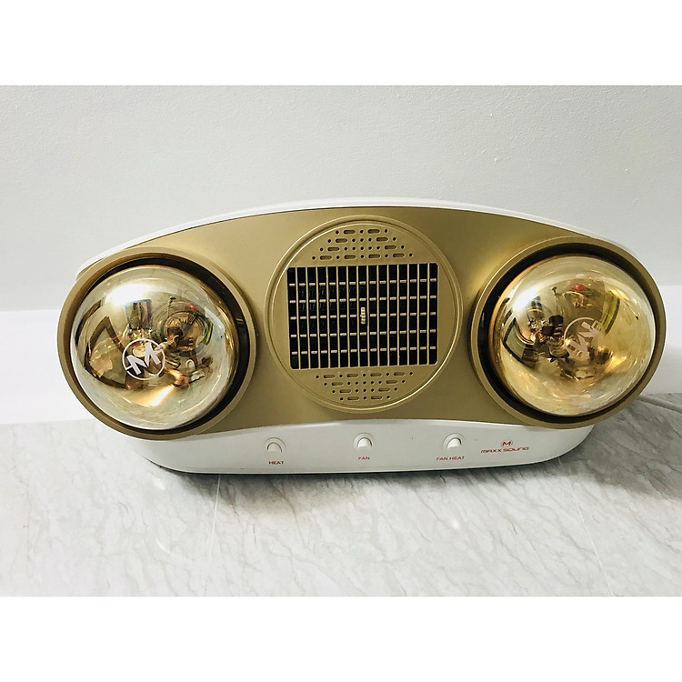 Đèn sưởi nhà tắm 2 Bóng + 1 Quạt gió nóng - MST02 - Hàng chính hãng