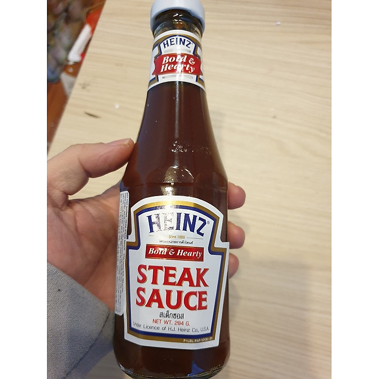 Sốt thịt nướng - Heinz steak sauce 284G