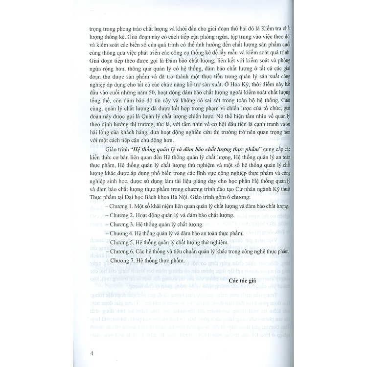 Hệ Thống Quản Lý Và Đảm Bảo Chất Lượng Thực Phẩm - Ảnh 4