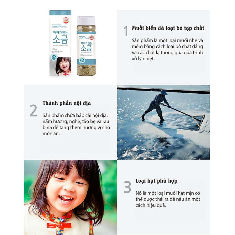 Muối ăn dặm Bebefood tại Anna Angel Chất lượng Giá rẻ - Hình ảnh 3