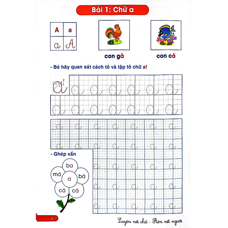 Hành Trang Cho Bé Vào Lớp 1 - Tập Tô - Tập Viết Chữ Mẫu Giáo (Tái Bản 2023) - Ảnh 4