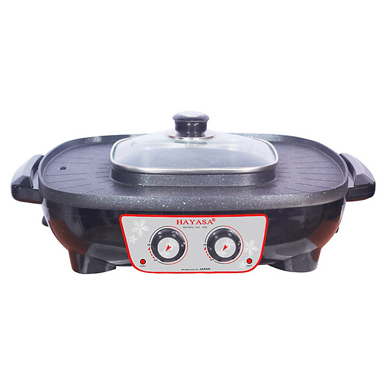 Chảo Lẩu Điện Đa Năng 2 In 1 Hayasa HA-688 - Hàng chính hãng