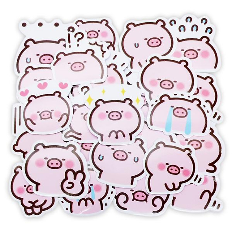 Sticker Đa Năng Teenage CTE-071 - Pink Pig - Ảnh 2