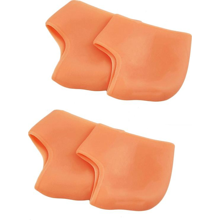 Combo 2 bộ miếng bảo vệ gót chân Silicon - Màu Cam (2 miếng / bộ)