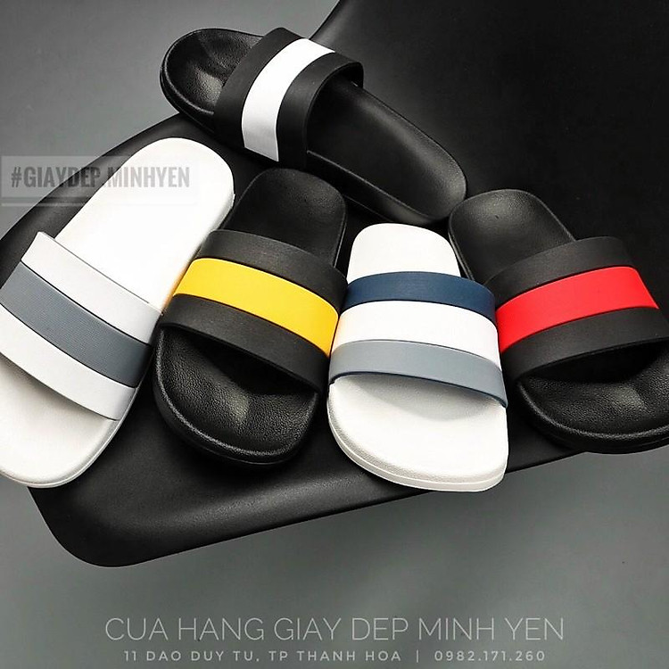 DÉP LÊ NAM PU QUAI NGANG 3 SỌC